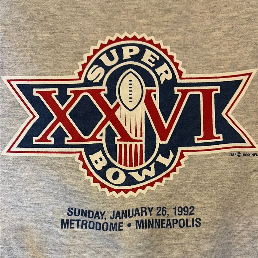 Gray Super Bowl XXVI Sweatshirt - Picture 2 of 3